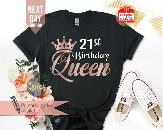 21st Birthday Queen T-Shirt