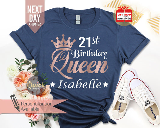 21st Birthday Queen Shirt