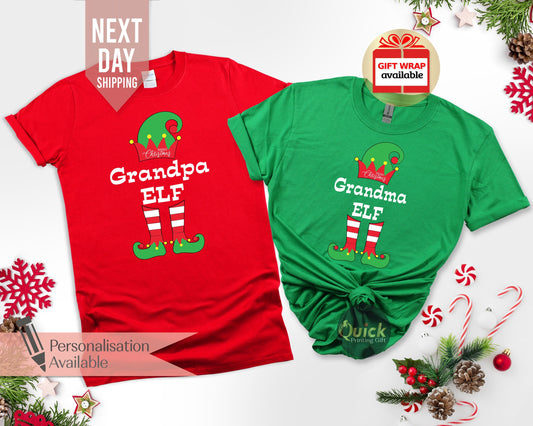 Grandpa Elf Christmas Shirt