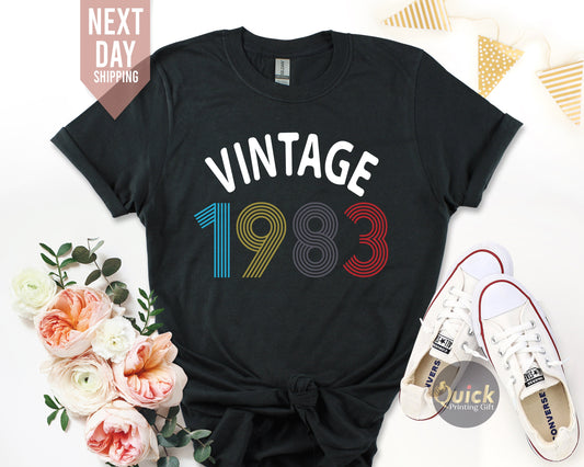 Vintage 1983 Birthday Shirt