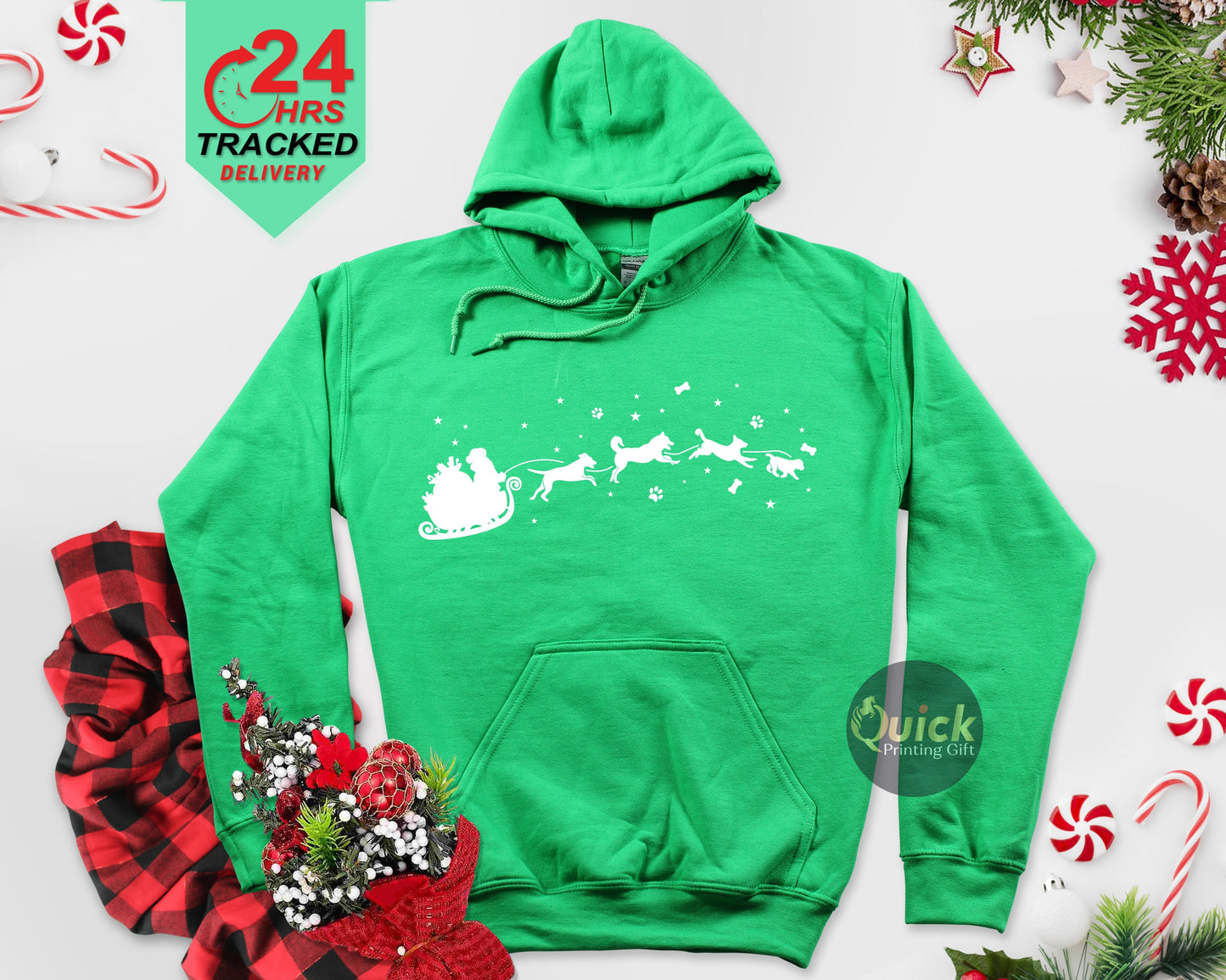 Dog Christmas Hoodies, Funny Christmas Hoodies for Women Men, Christmas Couple Hoodies, Dog Lover Hoodies Gift, Christmas Gifts for Dog Mum