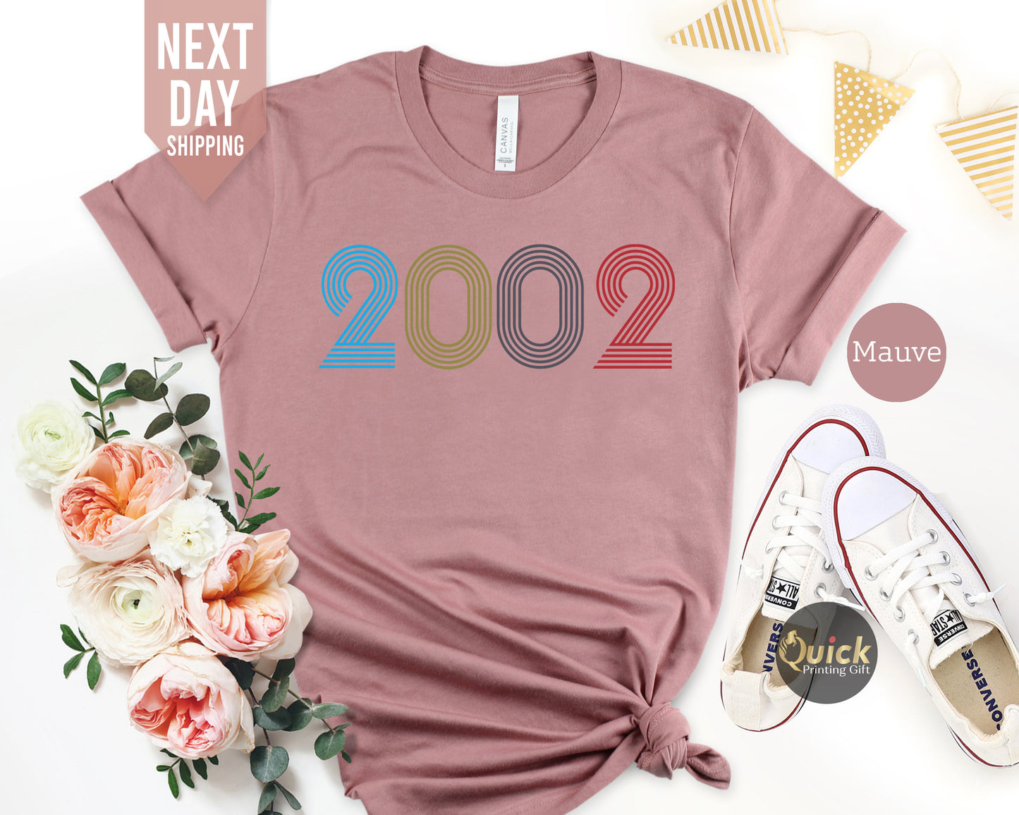 21st Birthday Shirt for Girls Boys, 2002 Birthday T Shirt, 21st Birthday Gifts for her, Birthday Party Shirt, Birthday Gift for Friend