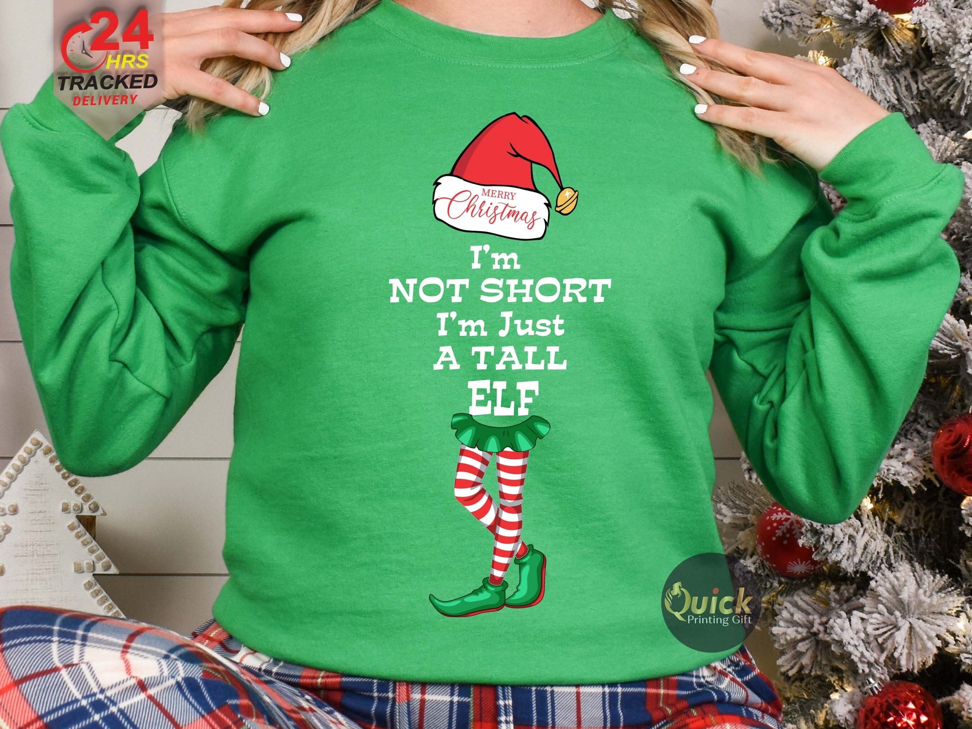I'm Not Short I'm Just a Tall Elf Sweatshirt