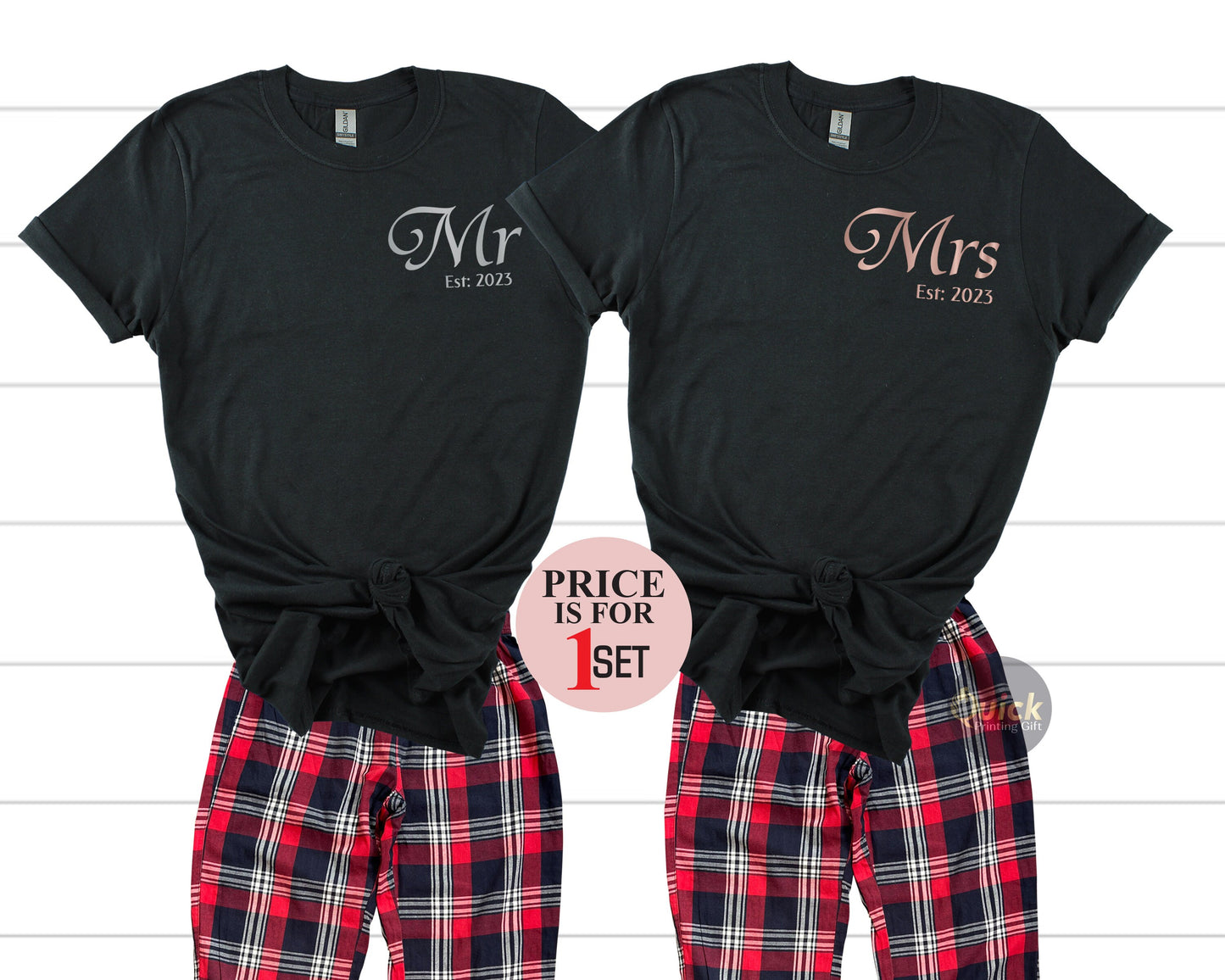 Mr and Mrs Pajamas Set