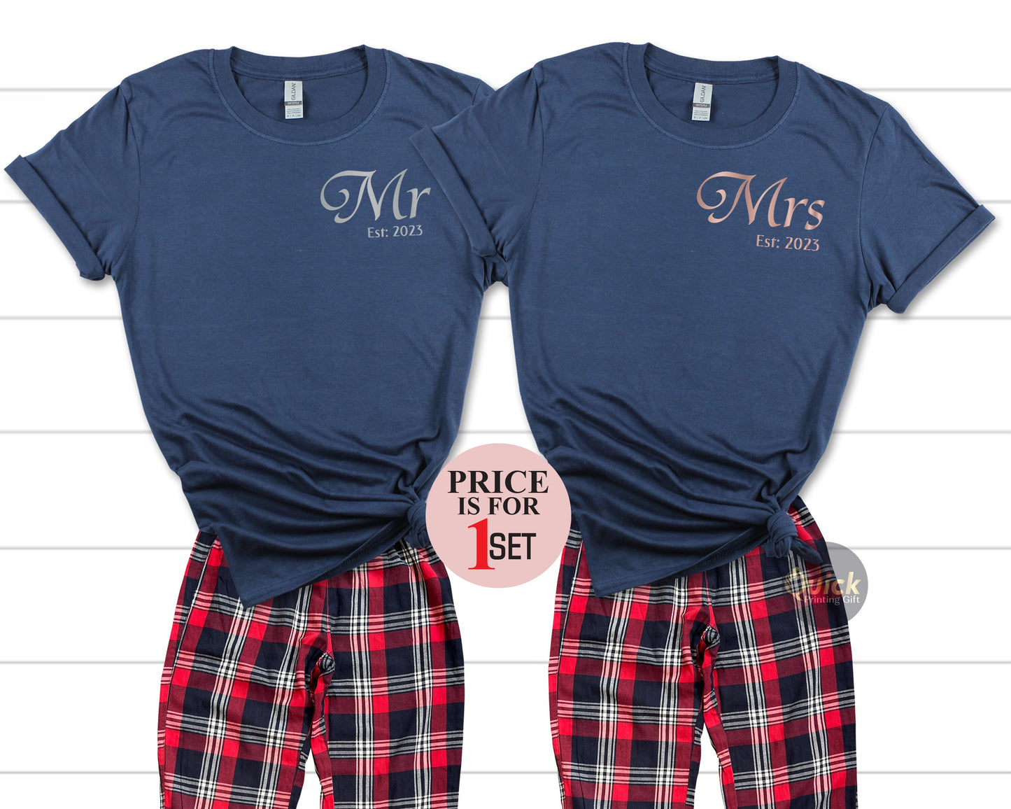 Mr and Mrs Pajamas Set