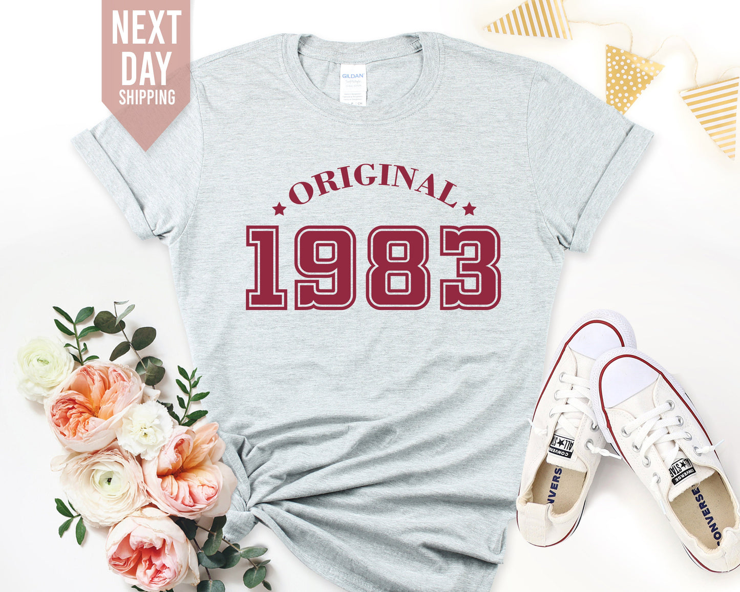 1983 Birthday TShirt for Women, 40th Birthday Tshirt Gift, Vintage 1983 Birthday Shirt, 40th Birthday Tshirt, Birthday Gift for Mum