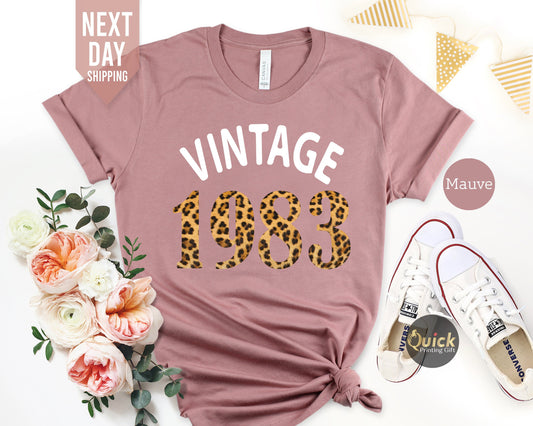 1983 Vintage Birthday Shirt, 40th Birthday Shirt, 40th Birthday Gifts for women, Vintage Birthday gift shirt 2023, Mum Birthday Gift