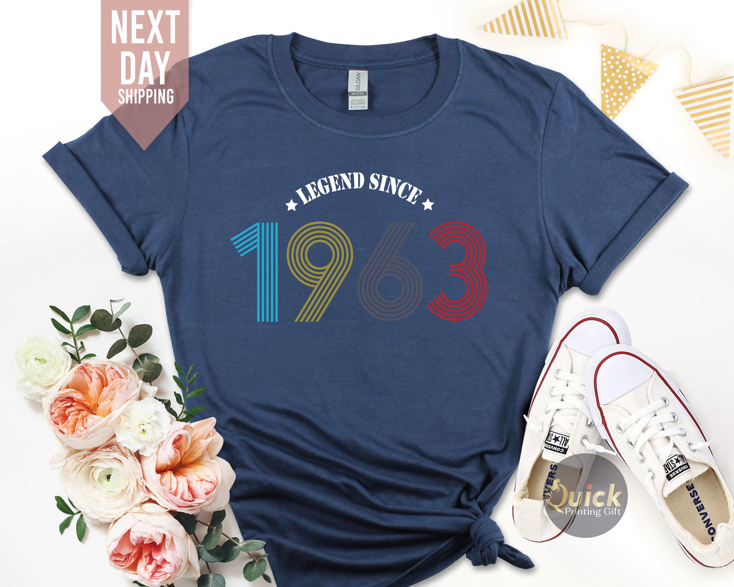 Legend Since 1963 Tshirt, 60th Birthday Tshirt, 60th Birthday Gifts for Women, Vintage Birthday Gifts, Custom Birthday Gift