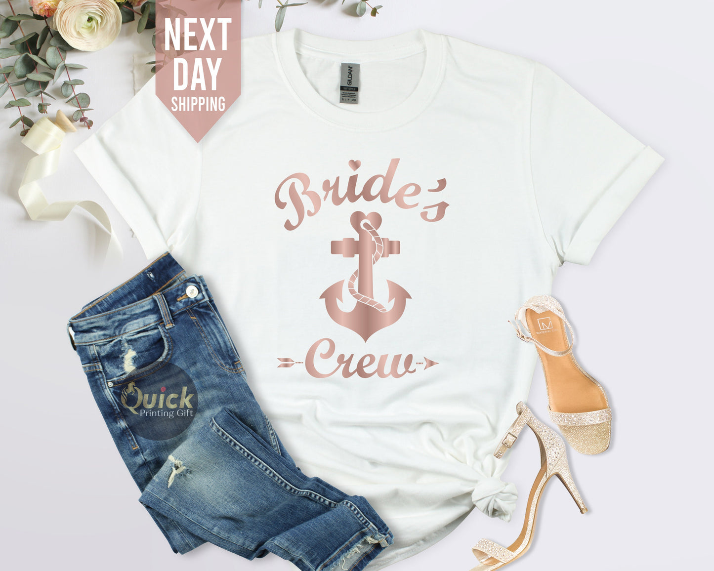 Bride Crew Shirts, Hen Party Wedding Party Tshirt, Bachelorette Party Shirts, Bridesmaid Shirts, Bridesmaid Proposal Gift
