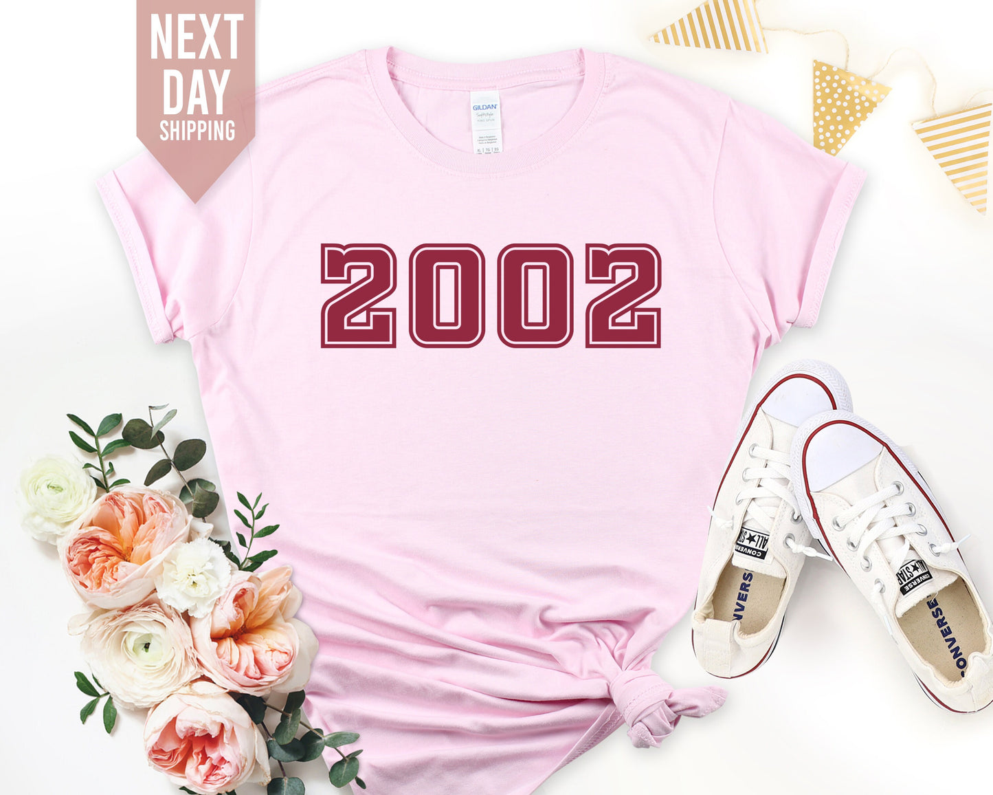 2002 Birthday Year TShirt UK, 21st Birthday Shirts Girls 21st Birthday Gift, Friends Birthday Party Tshirt, Birthday Gift for her Daughter