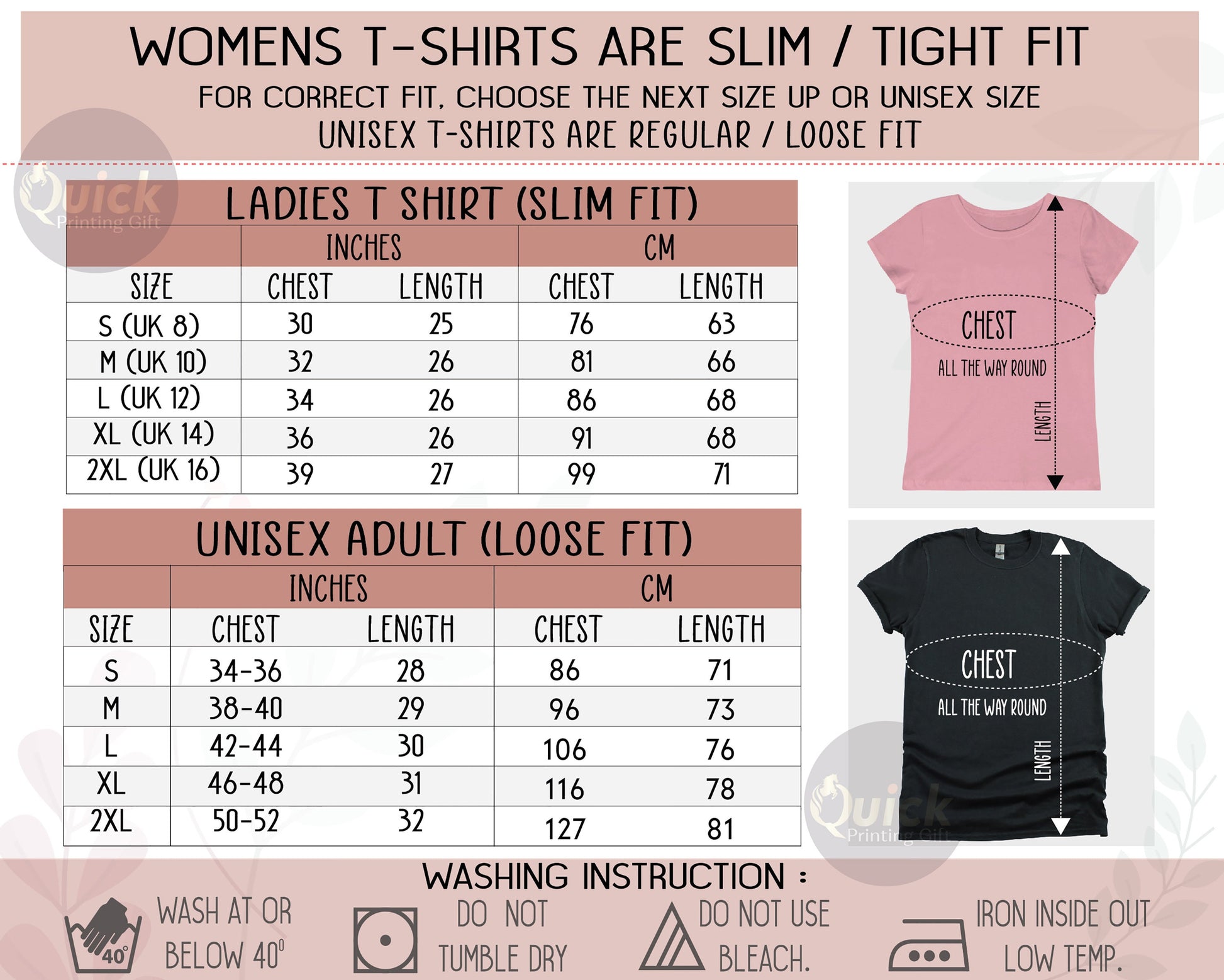Limited 1963 Edition Shirt Sizes