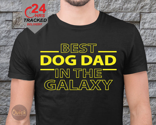 Best Dog Dad In The Galaxy Tshirt