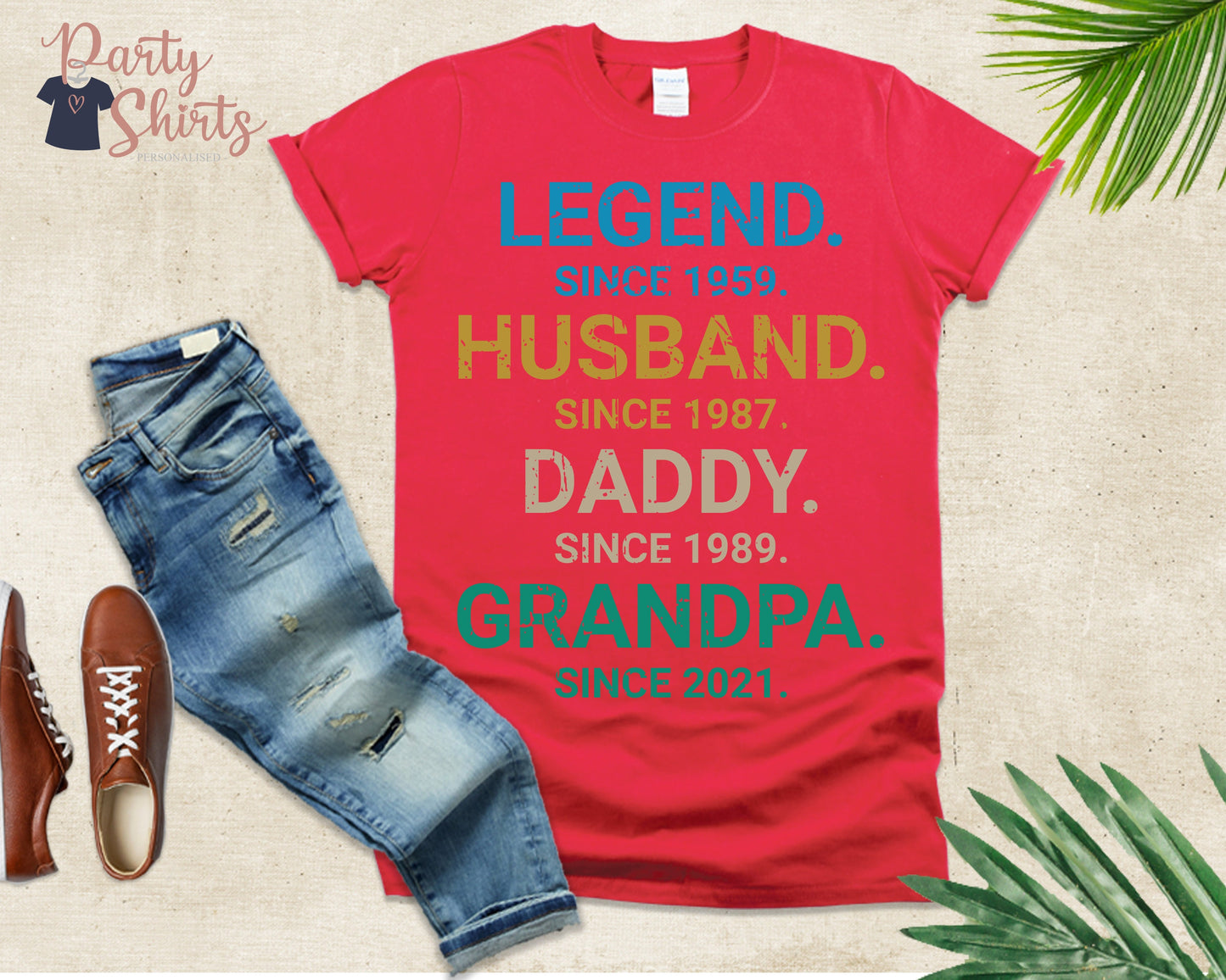 Husband Father Grandpa Legend Shirt