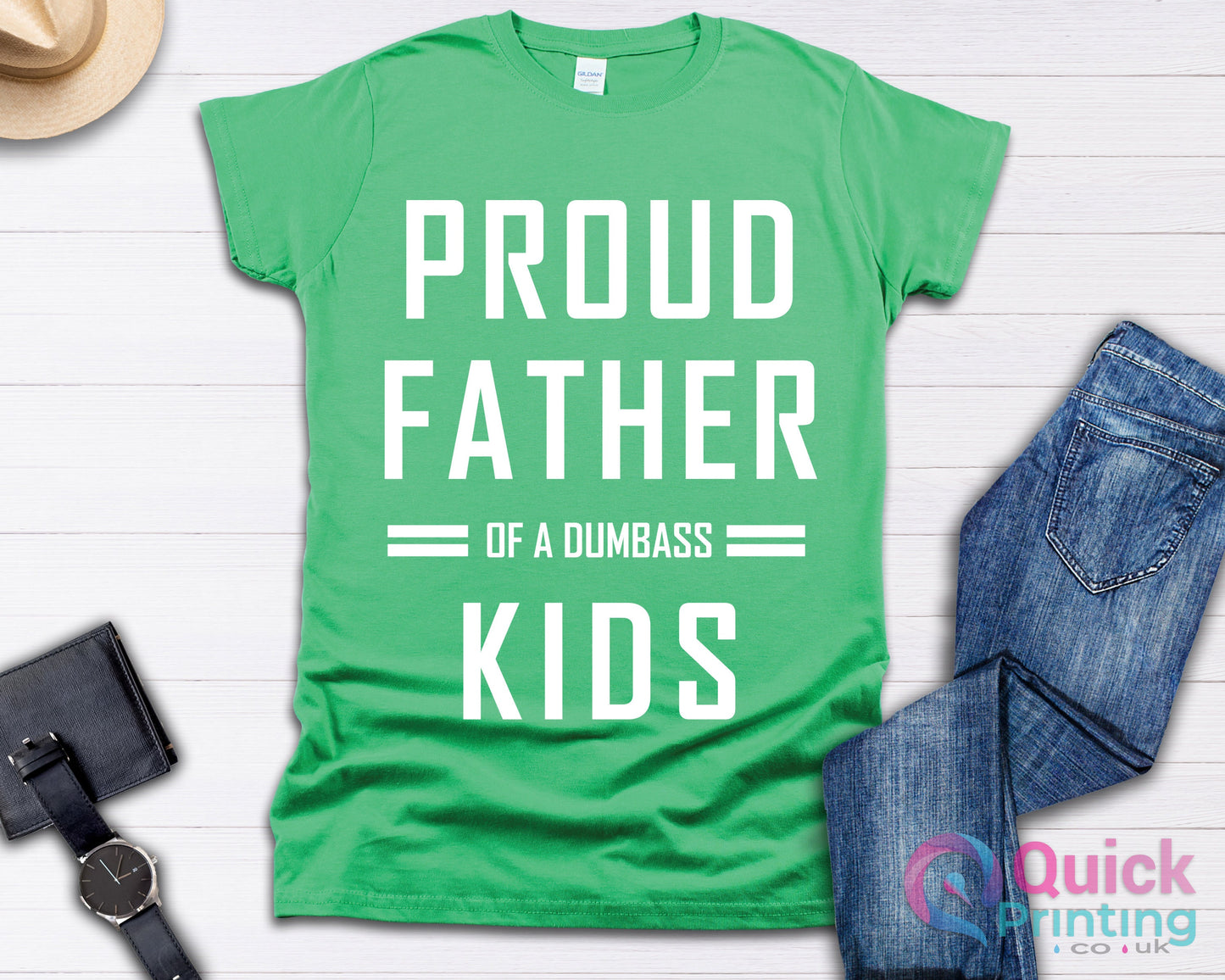 Proud Father Of A Dumbass Kids Shirt