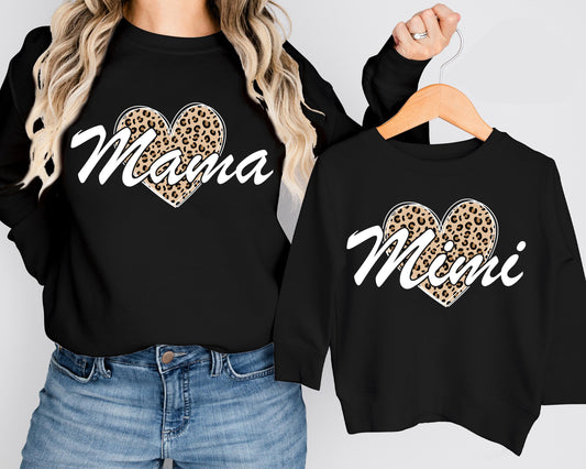 mama mimi sweatshirt, mama mimi crewneck, mama mimi matching sweatshirts, mama mimi hoodie, mama mimi leopard sweatshirt, mama mimi leopard crewneck, mama mimi heart sweatshirt, mama mimi leopard heart sweatshirt, mama mimi matching hoodie, mama mimi matching outfit