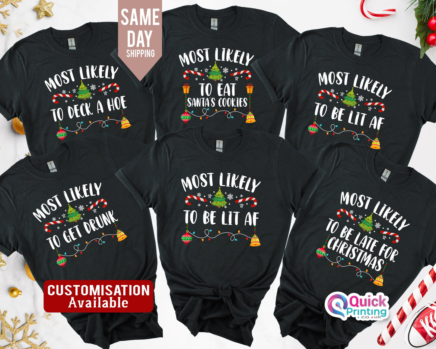 Most Likely To Christmas Shirt, Most Likely To Deck A Hoe, Most Likely To Eat Santa's Cookies, Most Likely To Be Lit AF, Most Likely To Get Drunk, Most Likely To Be Late For Christmas, Most likely shirt, most likely to Christmas shirts, most likely Christmas shirts, most likely to shirts, Christmas most likely to shirts, most likely to T-shirts, Christmas shirts most likely to, most likely to Christmas T-shirts, most likely T-shirts, most likely to holiday shirts, most likely to family Christmas shirts,