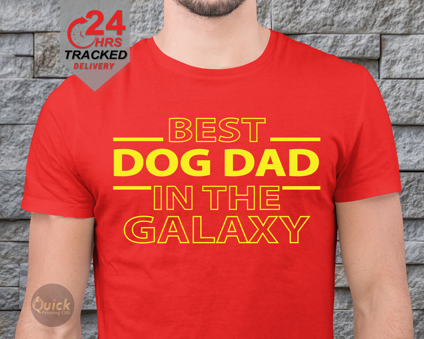 Best Dog Dad In The Galaxy Tshirt