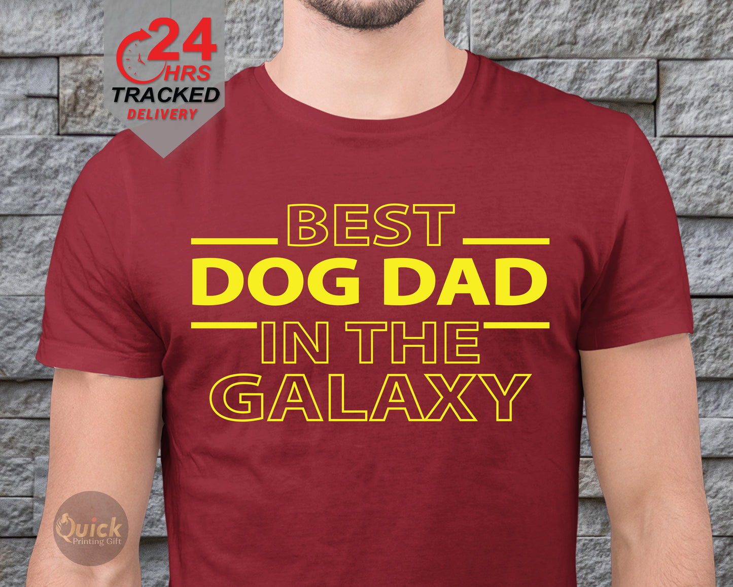 Best Dog Dad In The Galaxy Tshirt