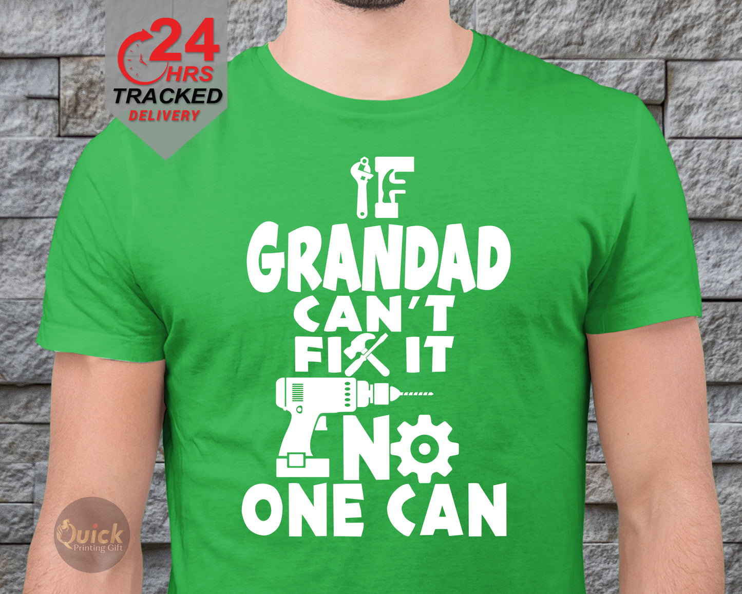 If Grandad Cant Fix It No One Can Tshirt