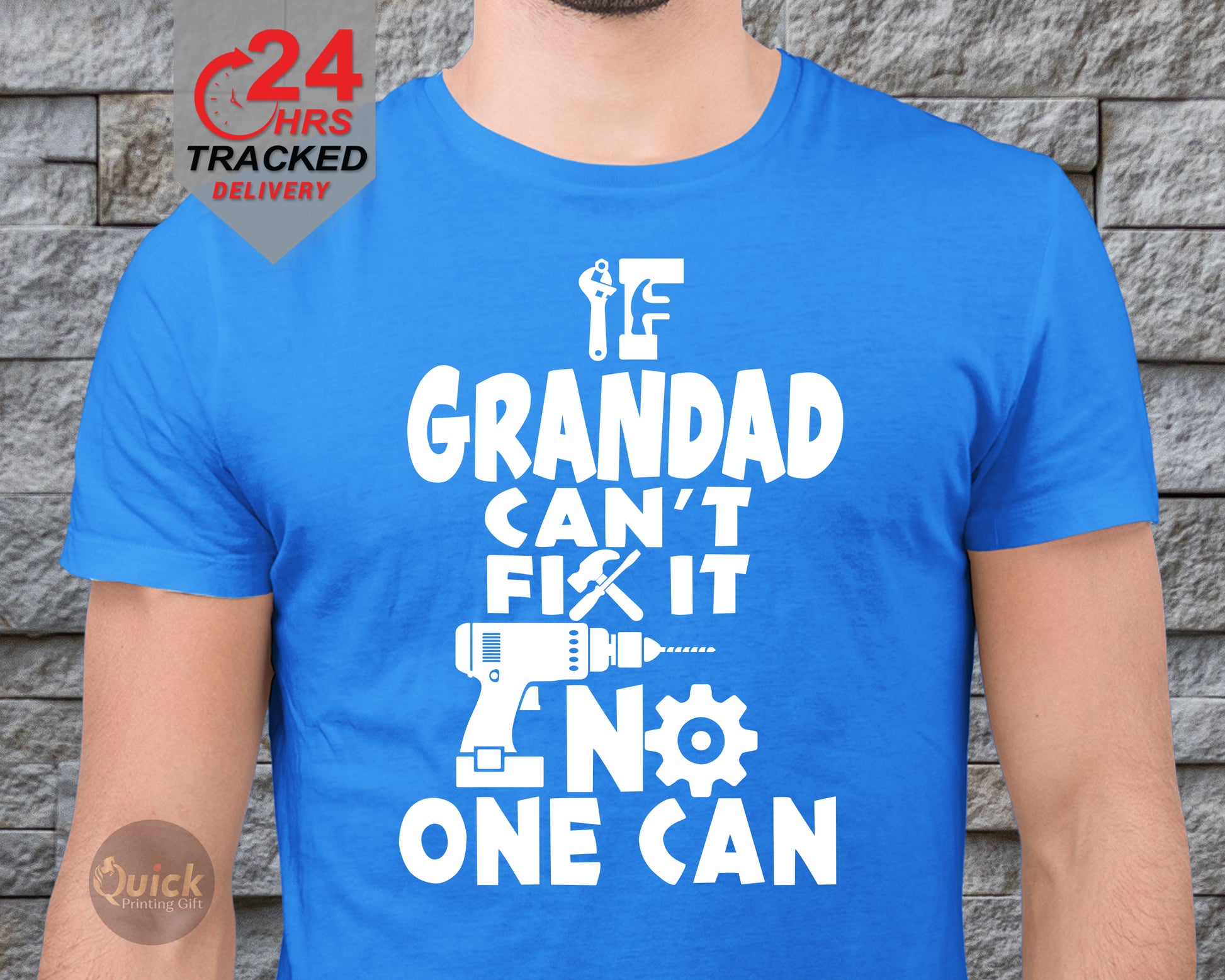 If Grandad Cant Fix It No One Can Tshirt