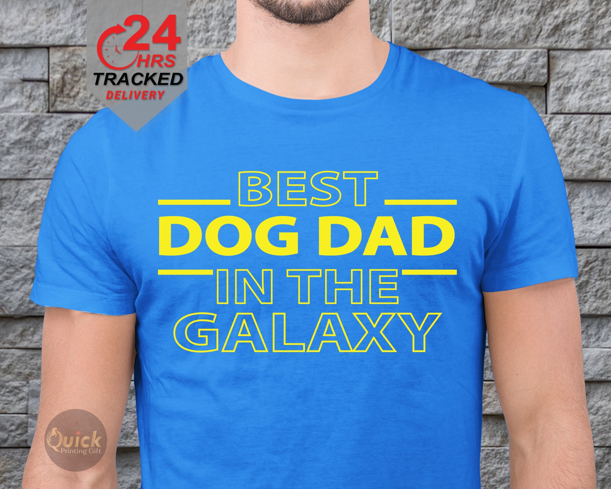 Best Dog Dad In The Galaxy Tshirt