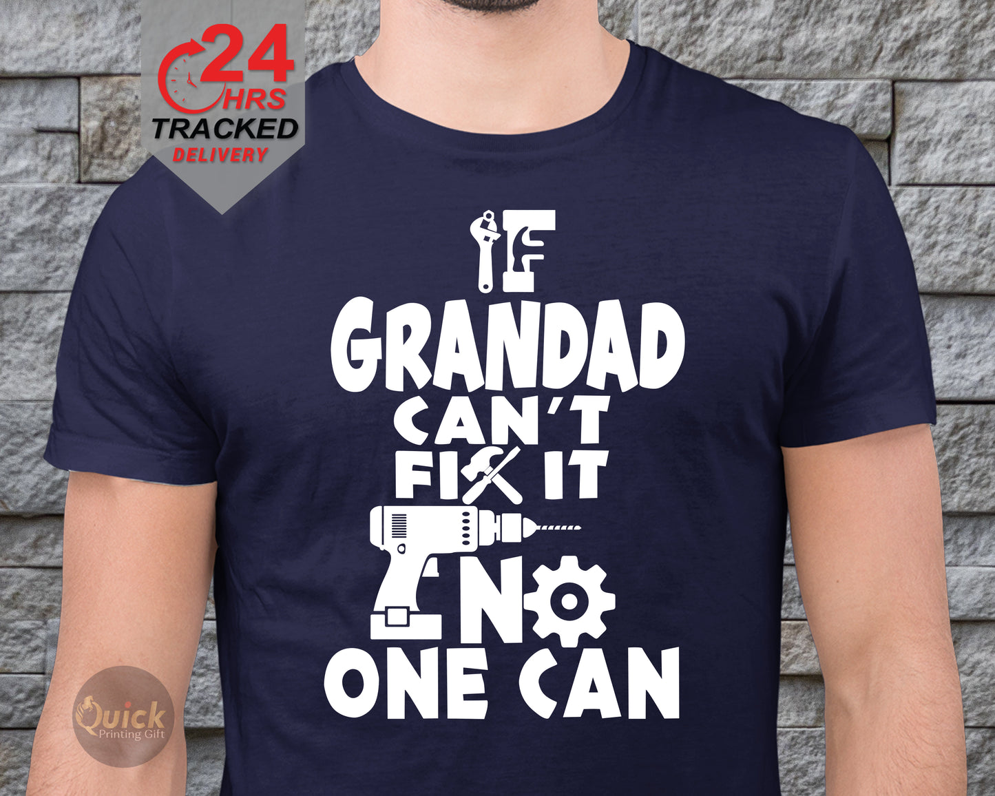 If Grandad Cant Fix It No One Can Tshirt