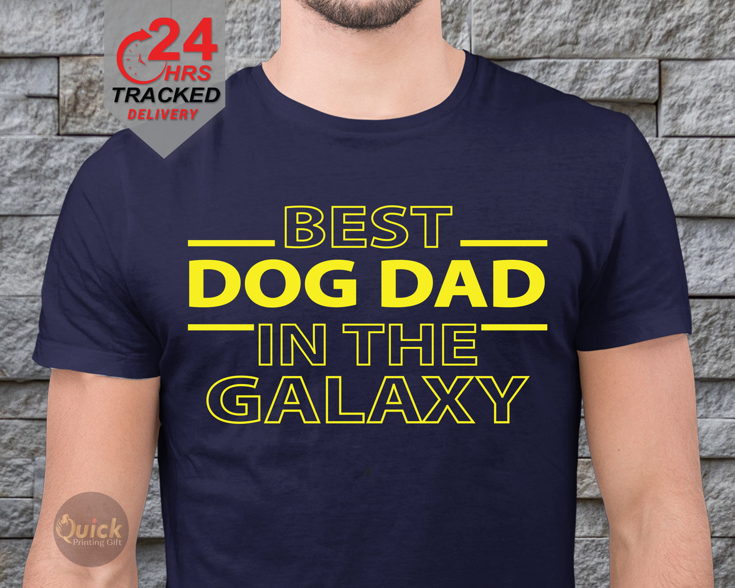 Best Dog Dad In The Galaxy Tshirt