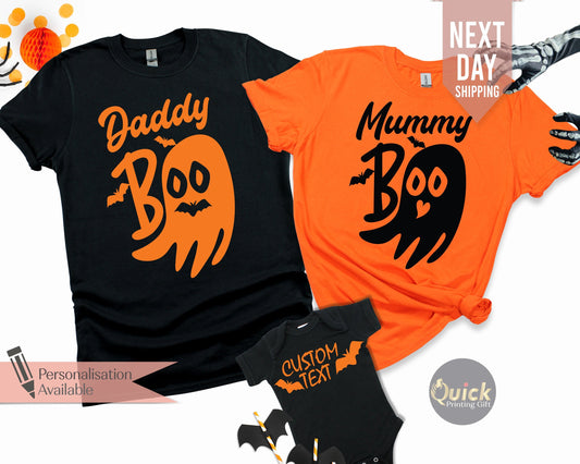 Matching Family Halloween shirts 2022, Daddy Mummy Baby Spooky Tshirt, Funny Halloween Costume, Fall Tshirt, Halloween Gifts for Kids