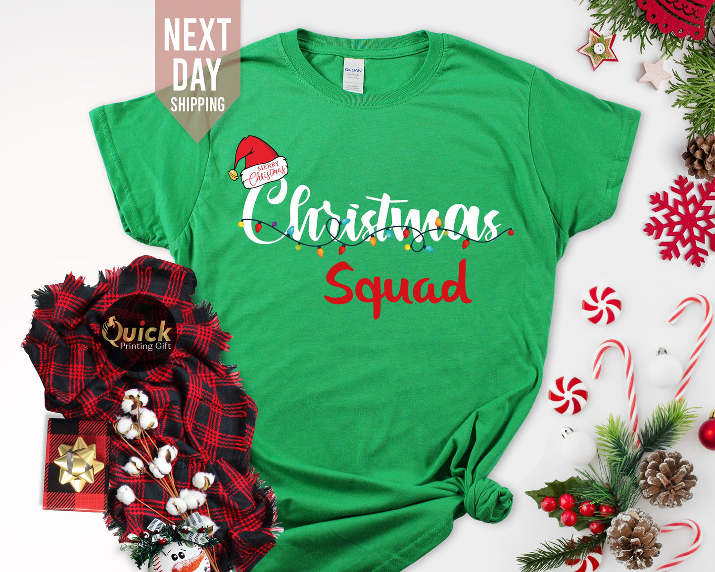 Christmas Squad T-Shirt: Matching Family Xmas Shirts