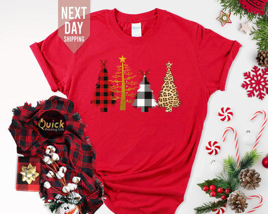 Christmas Tree T-Shirt: Merry Holiday Tee, Xmas Gift