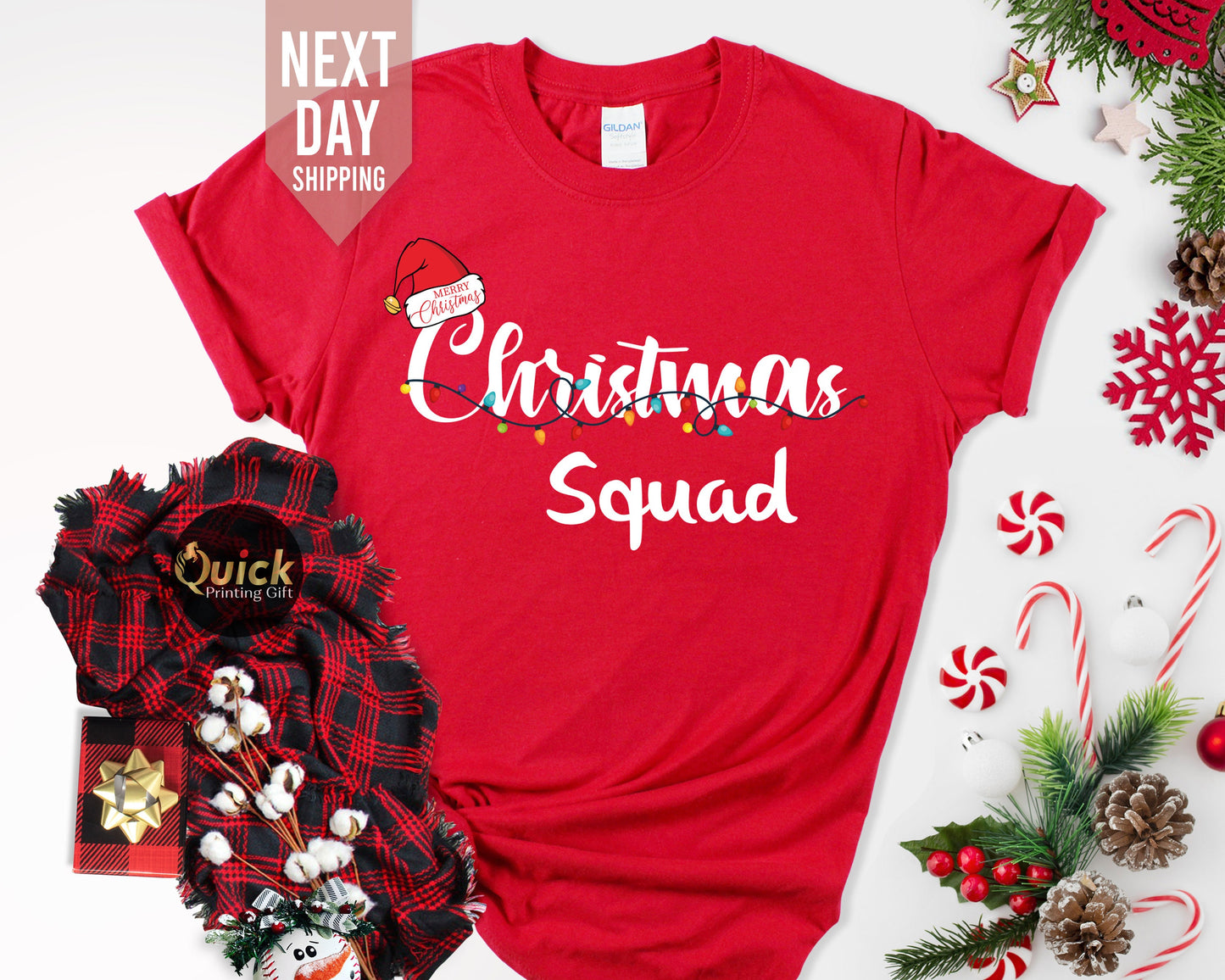 Christmas Squad T-Shirt: Matching Family Xmas Shirts