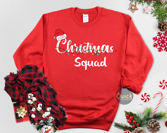 Matching Family Christmas Squad Jumper: Holiday Sweatshirt