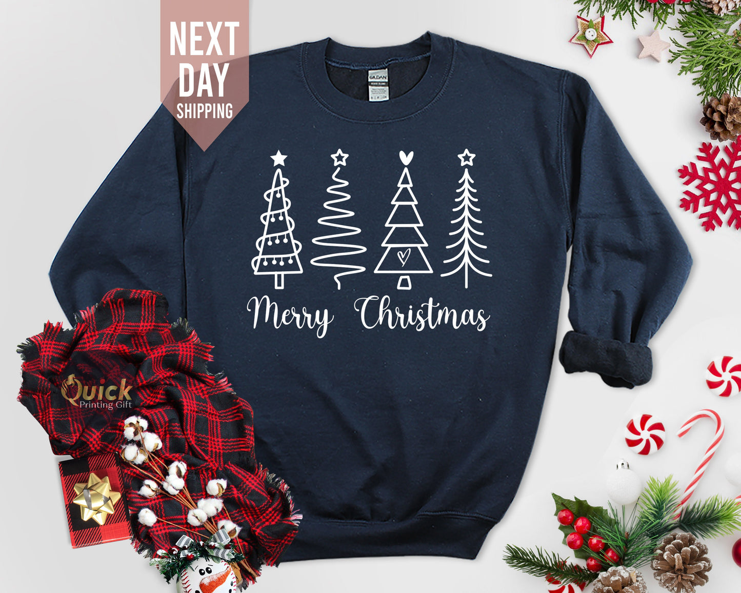 Merry Christmas Jumper: Family Holiday Sweatshirt