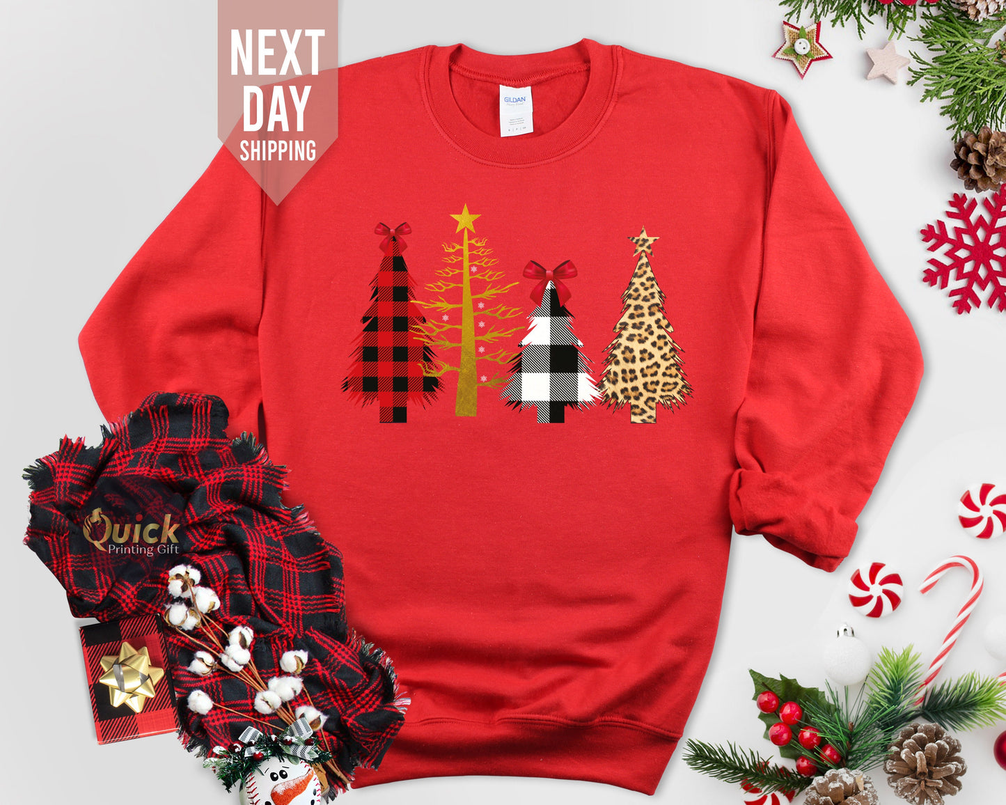 Christmas Tree Jumper: Matching Family Holiday Sweatshirt
