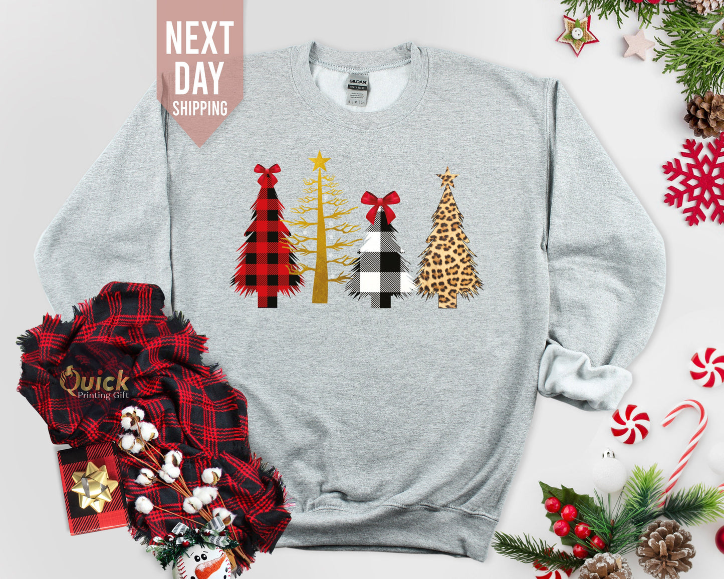 Christmas Tree Jumper: Matching Family Holiday Sweatshirt