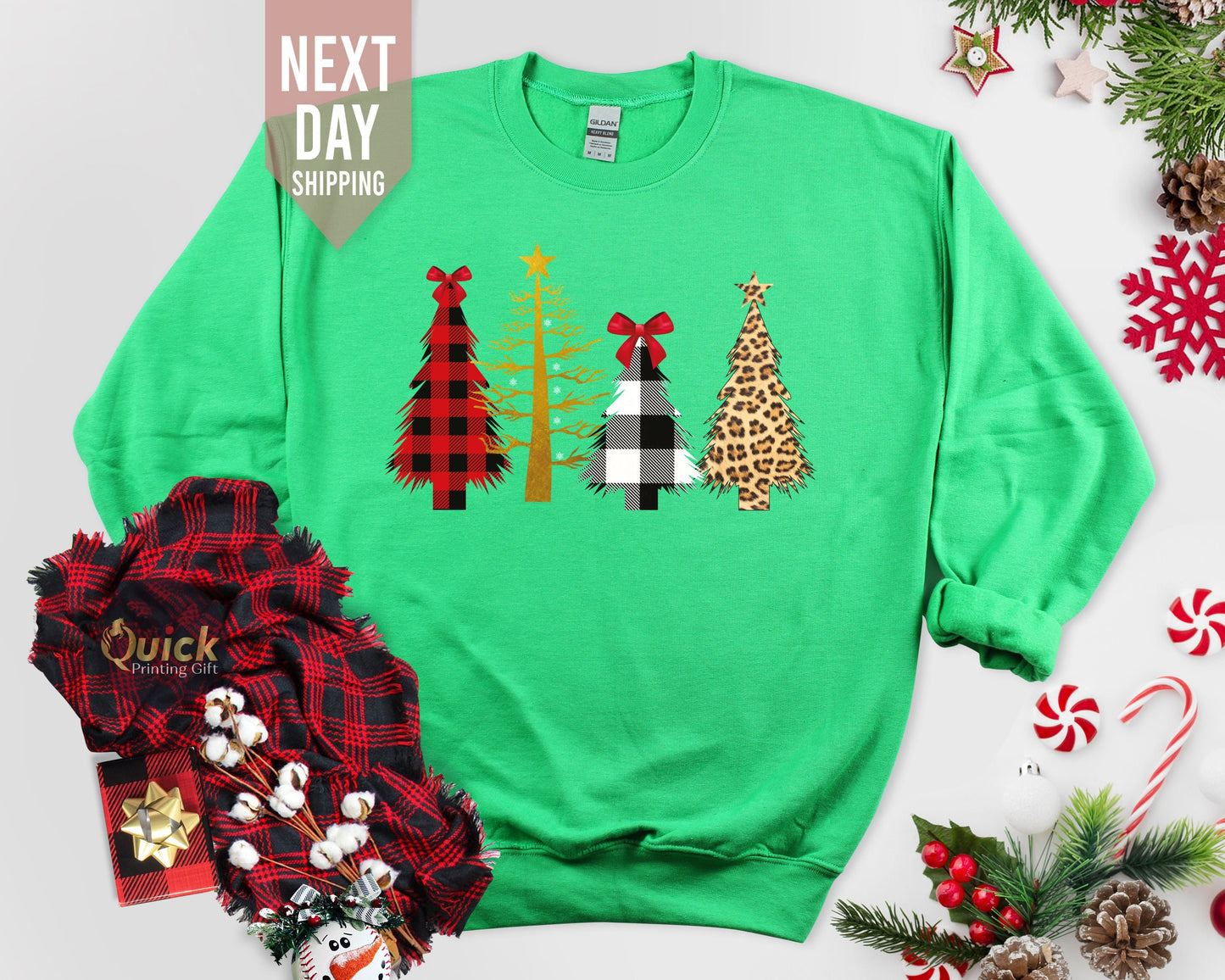 Christmas Tree Jumper: Matching Family Holiday Sweatshirt