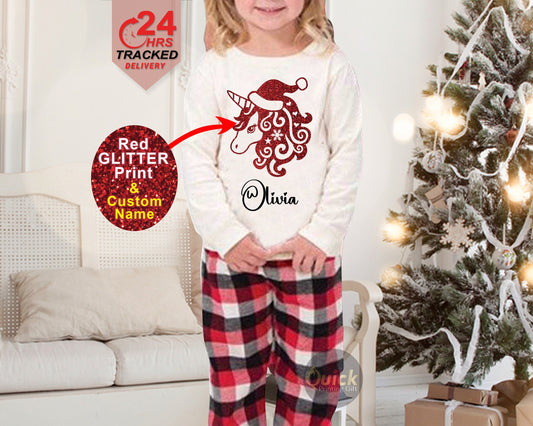 Personalised Christmas Unicorn Kids Jumper, Funny Christmas Jumper Boys Girls, Christmas Jumper for School,  Christmas Gifts for Kids
