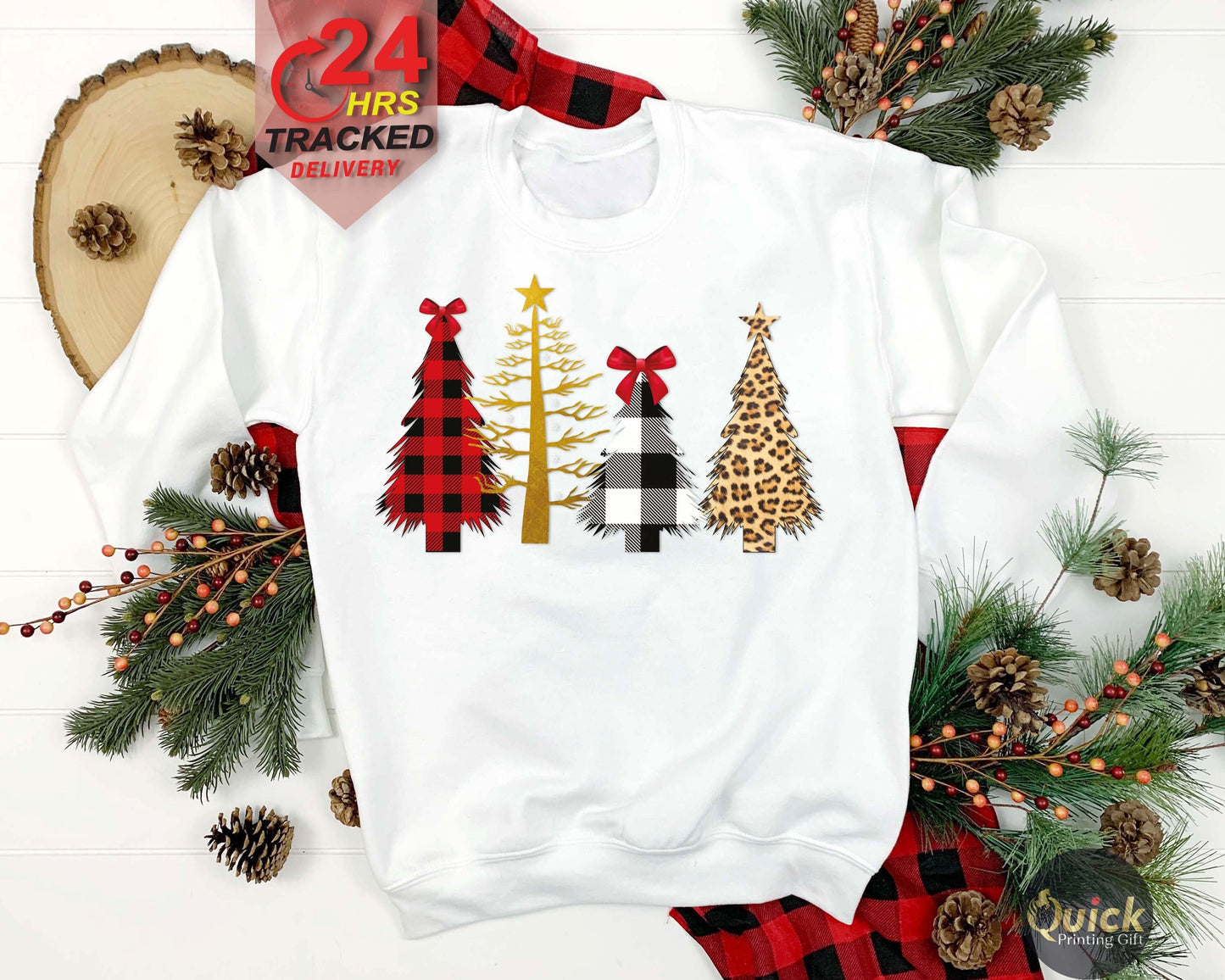 Christmas Tree Jumper: Matching Family Holiday Sweatshirt