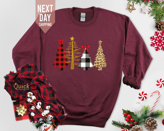 Christmas Tree Jumper: Matching Family Holiday Sweatshirt
