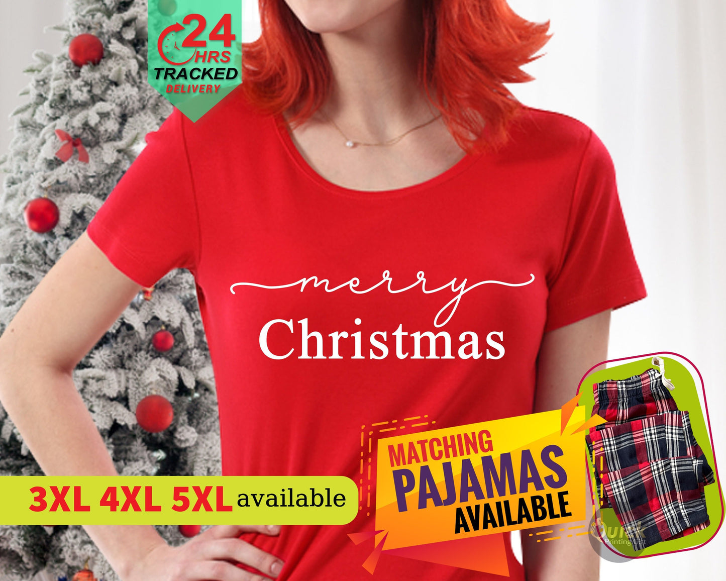 Merry Christmas T-Shirt: Matching Family Outfit, Xmas Tops
