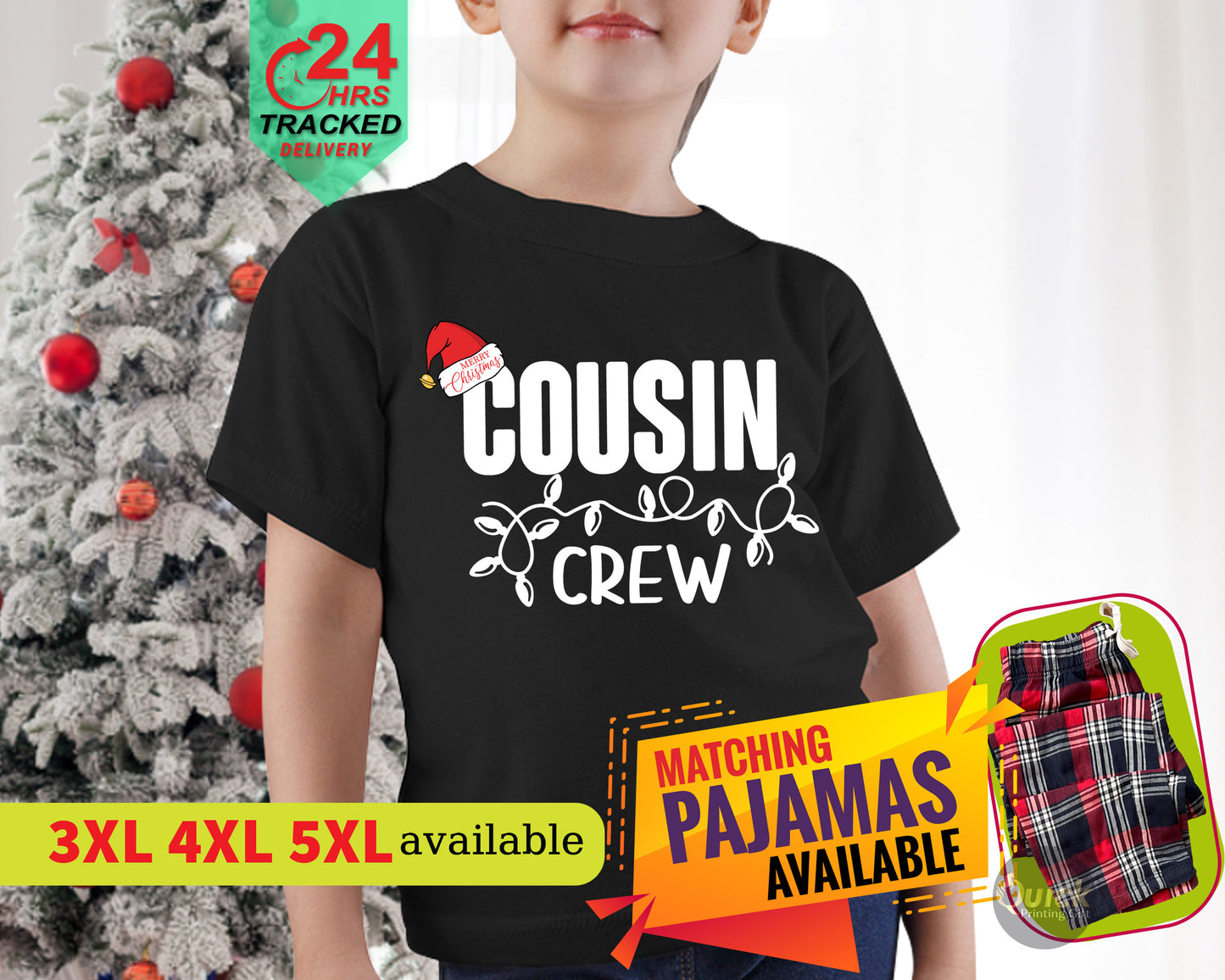 Cousin Crew Christmas Shirt: Matching Family Xmas Top