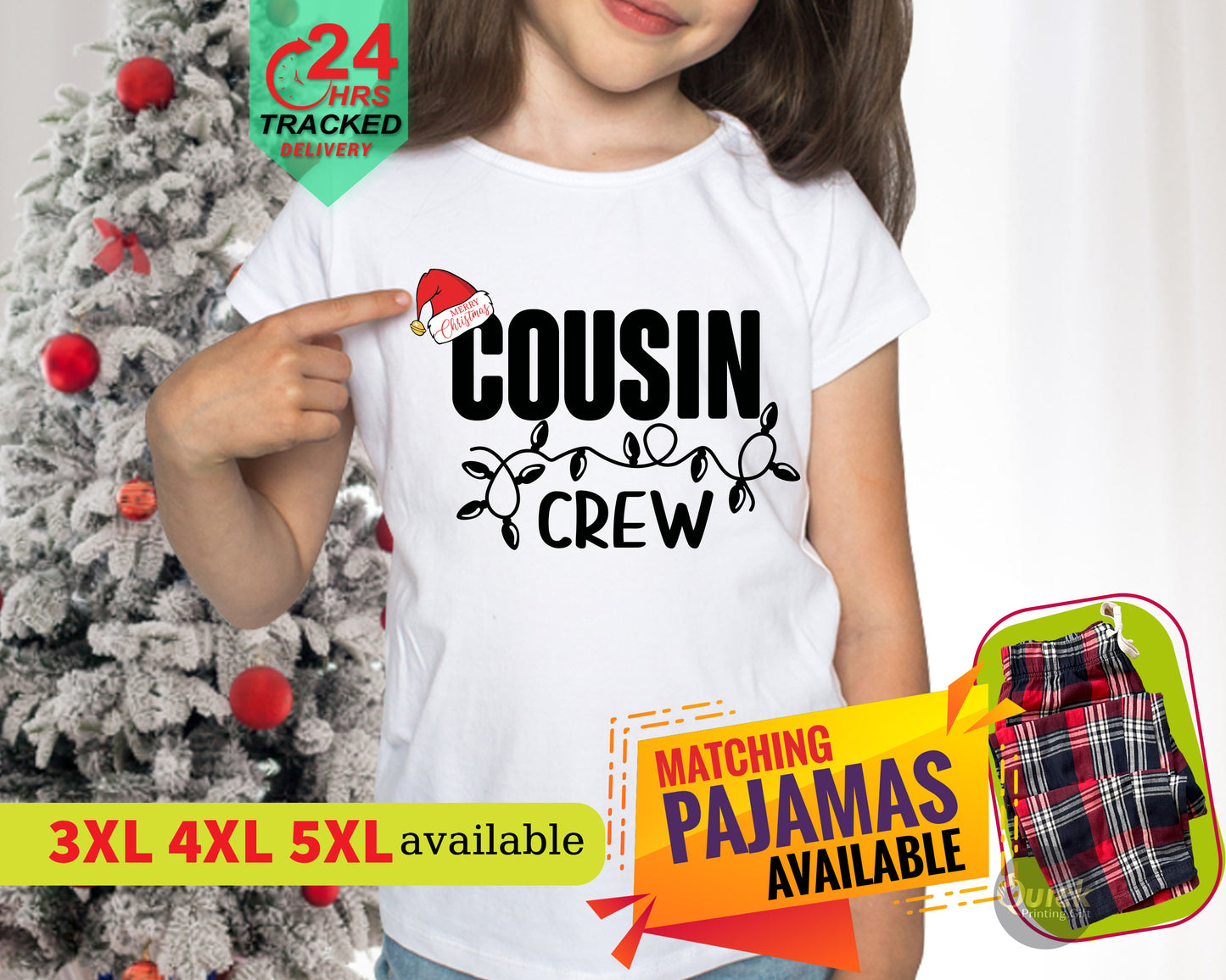 Cousin Crew Christmas Shirt: Matching Family Xmas Top