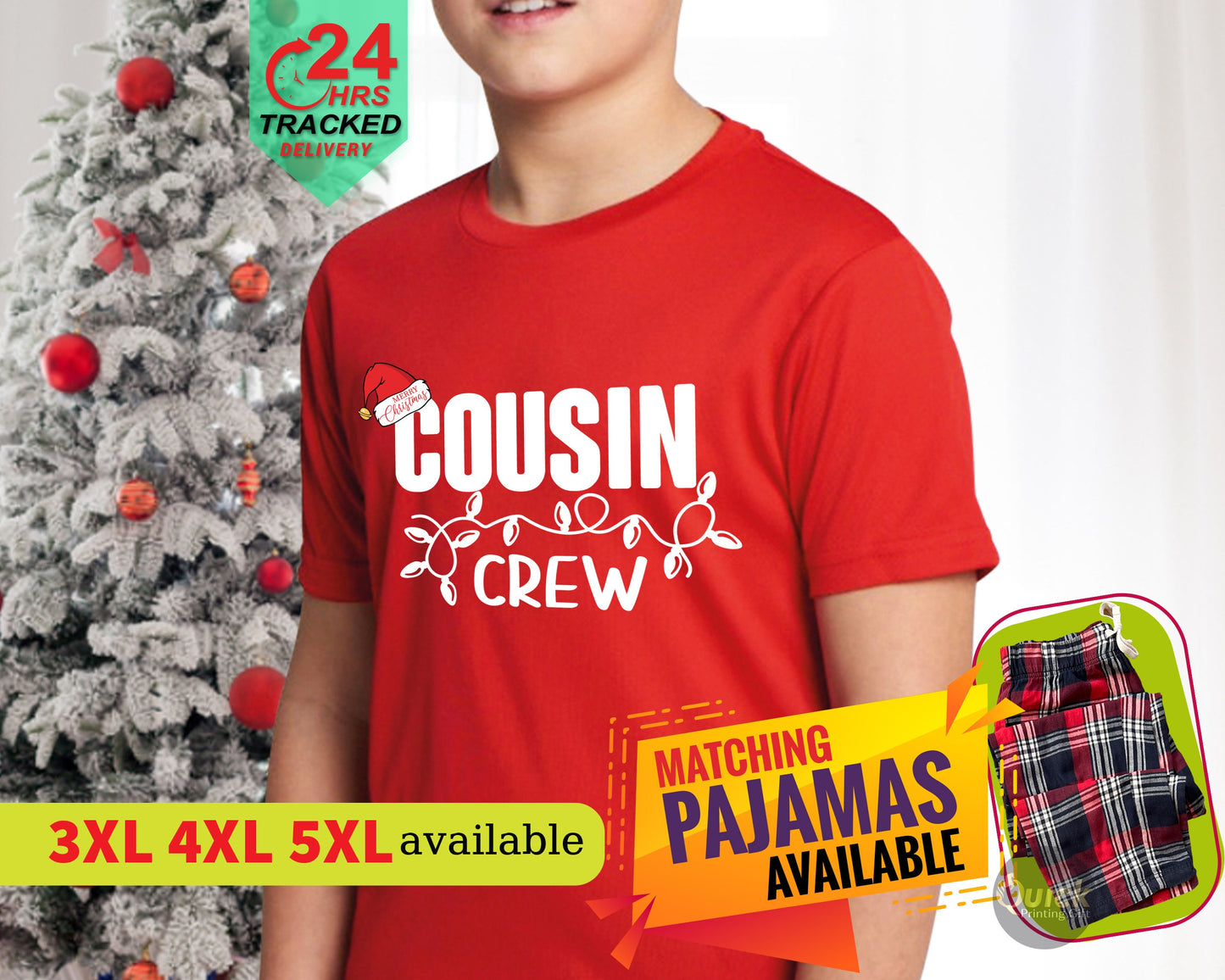 Cousin Crew Christmas Shirt: Matching Family Xmas Top