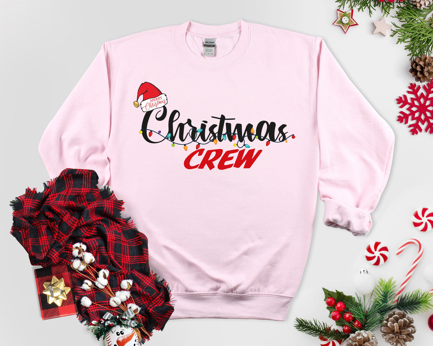 Christmas Crew Sweatshirt: Matching Family Holiday Jumper