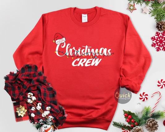 Christmas Crew Sweatshirt: Matching Family Holiday Jumper