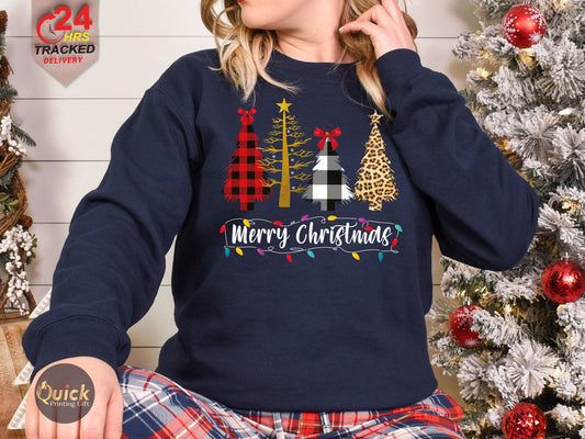 Christmas Tree Sweatshirt: Holiday Family Jumper