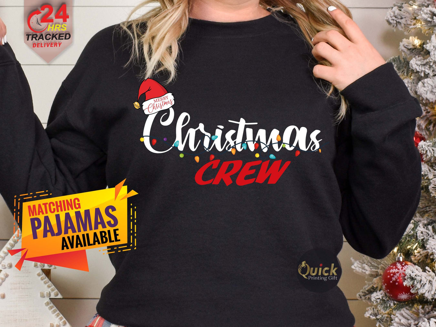 Christmas Crew Sweatshirt: Holiday Family Xmas Jumper