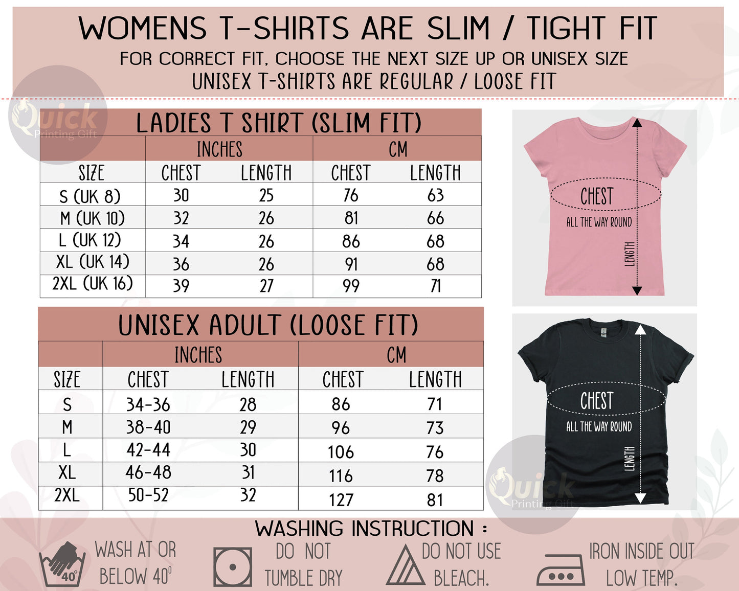 2002 Birthday Shirt Sizes