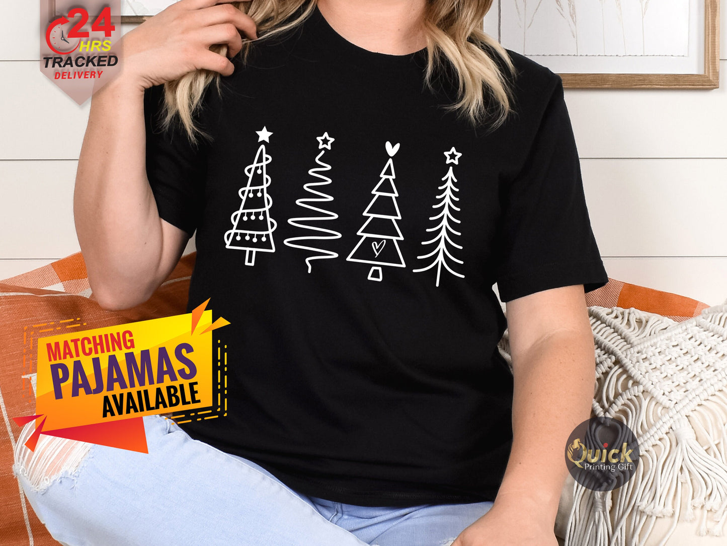 Matching Christmas Tree Tshirt UK, Christmas Tree Tshirt, Cute Christmas Shirt, Holiday Shirt, Women's Christmas Shirt, Christmas TREE