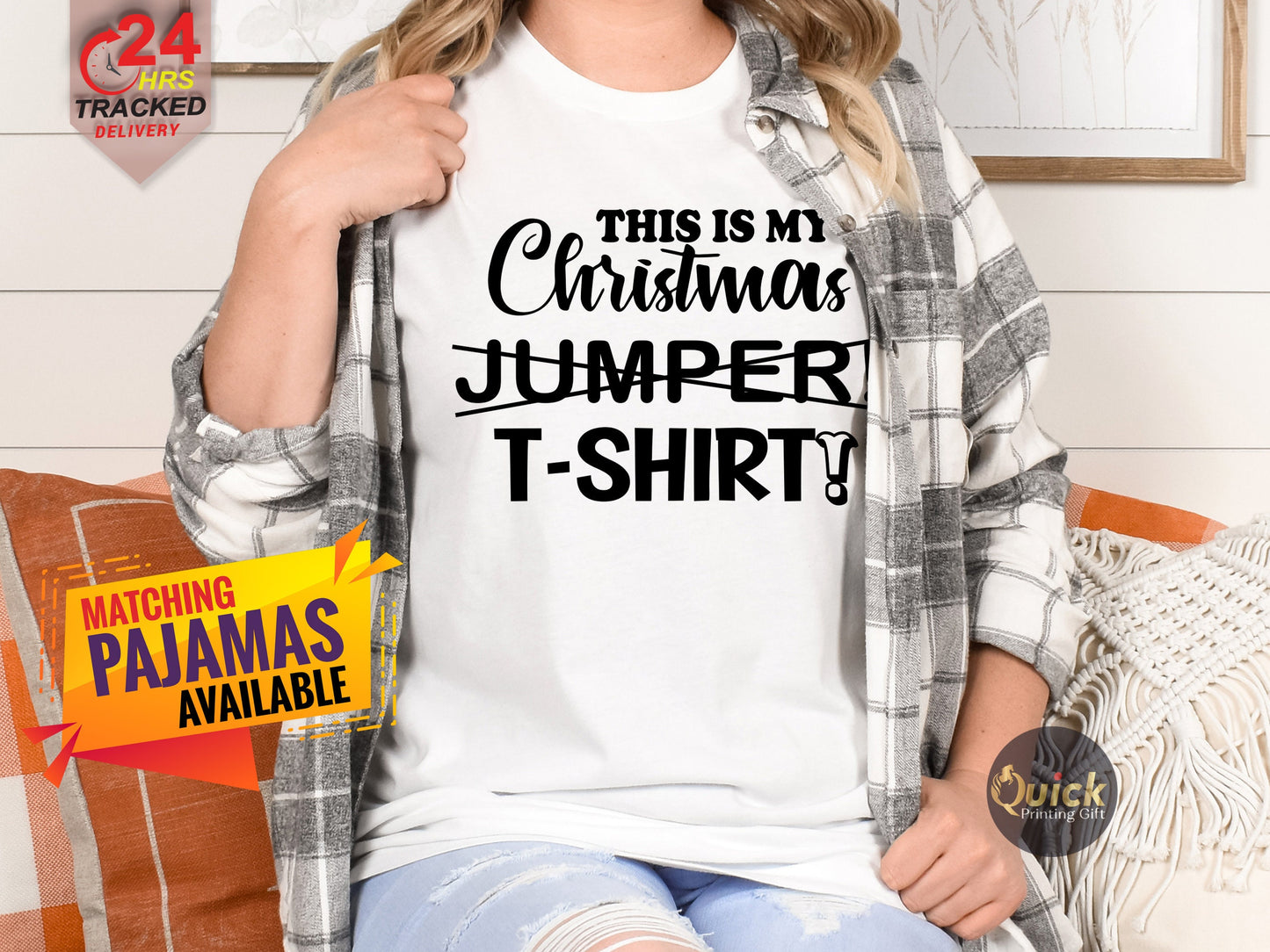 Ladies Christmas Tree Shirt: Holiday T-Shirt Gift